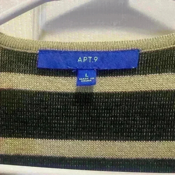 Tan Cream Black Colored Apt. 9 Long Cardigan - Picture 10 of 10